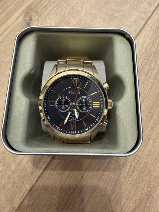 Zloty zegarek Fossil