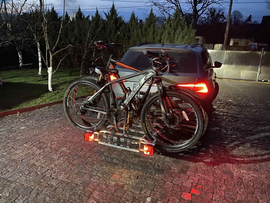 Велокрепление на фаркоп- платформа Польша на 4 вело