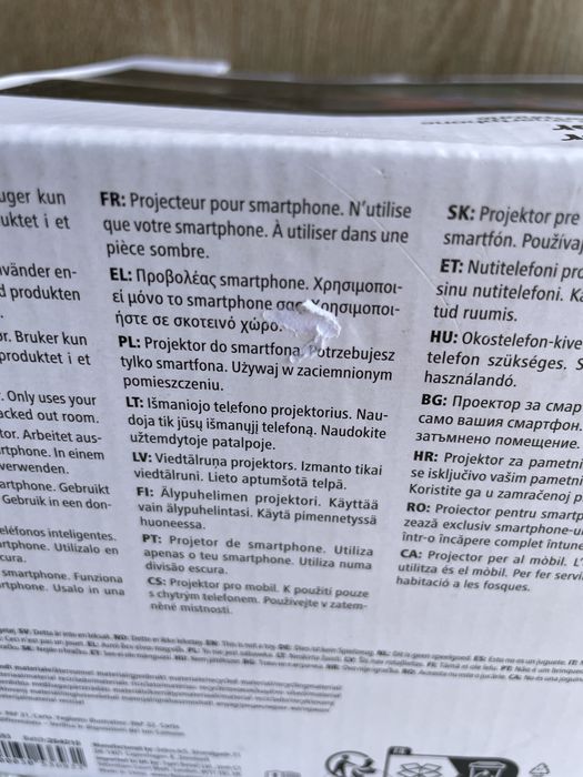 Projektor do smartfona