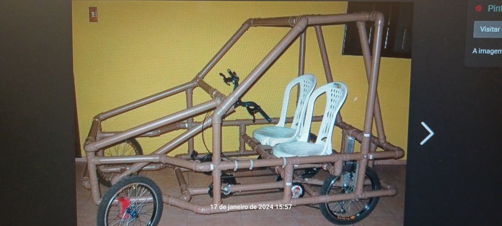 Karts ,trikes,trotis tubo pvc,chapa,alu em kit fvm