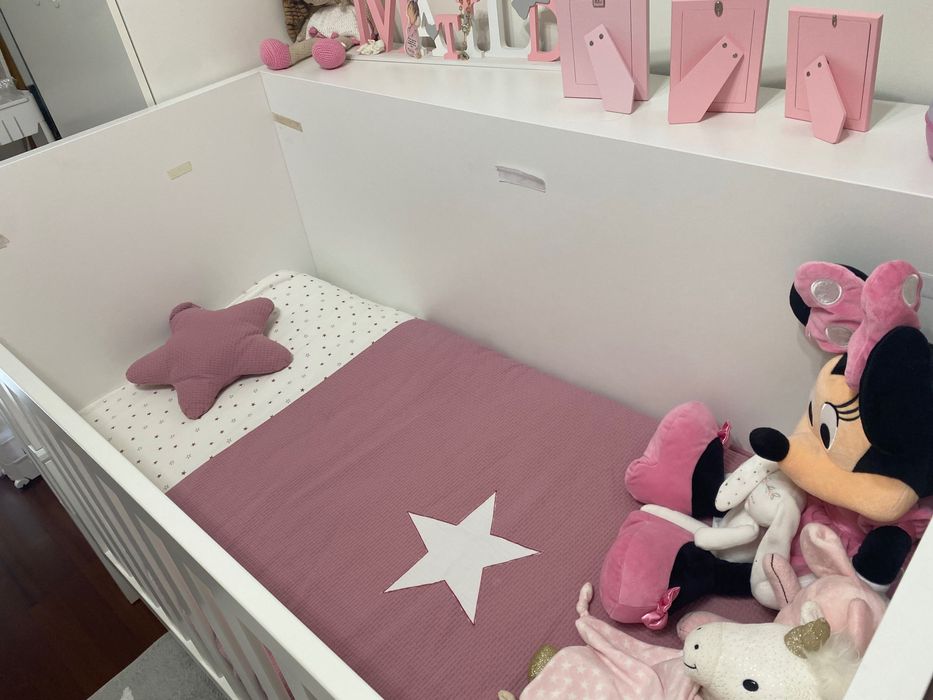 Berço cama convertível alondra unisexo