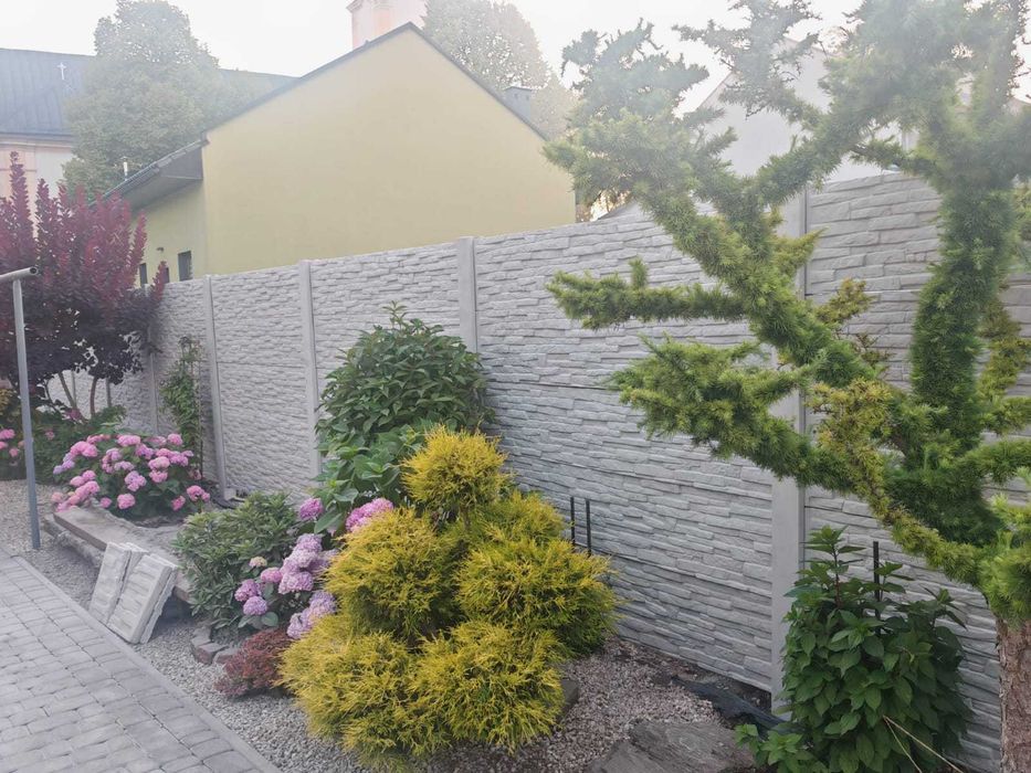 Ogrodzenie betonowe / Przęsło betonowe / kompleksowo