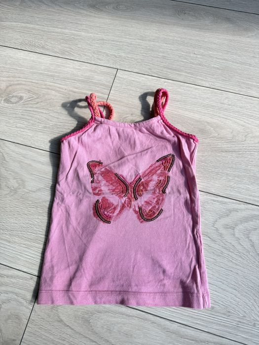 Paka bluzek zestaw t-shirt dziewczynka 92