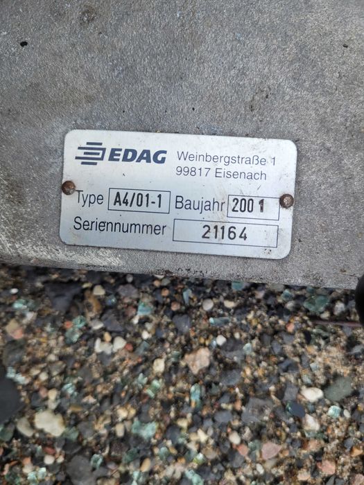 Winda samochodowa dla osób niepełno sprawnych Edag A4/01-1