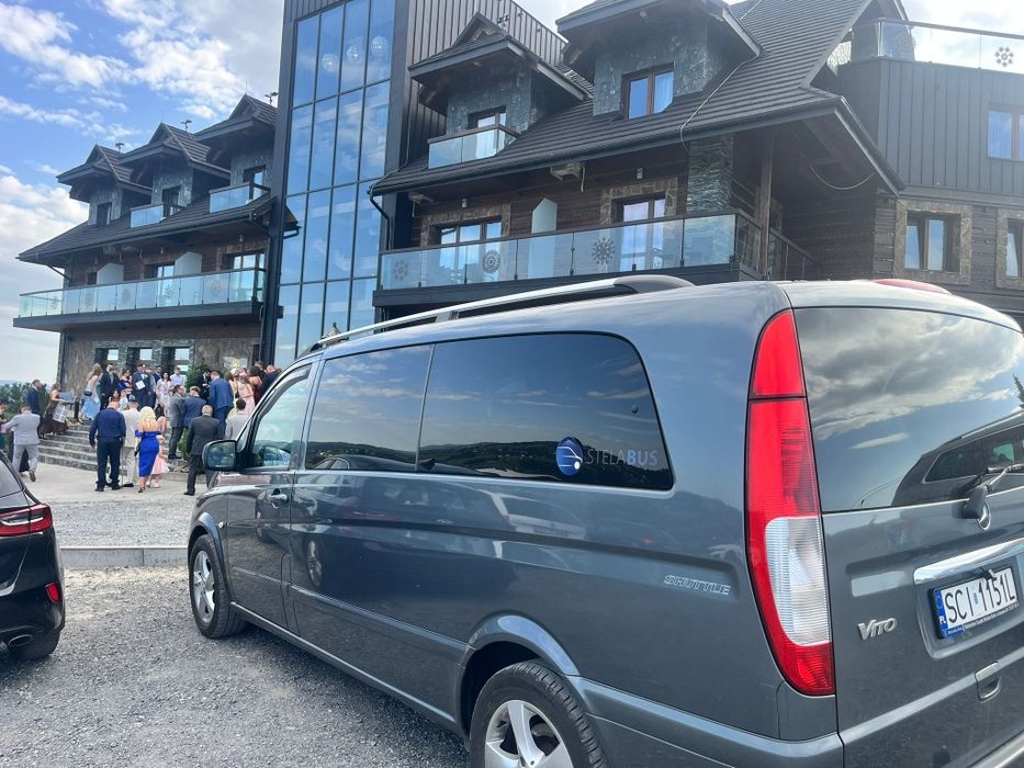 Przewóz gości weselnych, transport na lotnisko, 8-65msc, przewóz osób