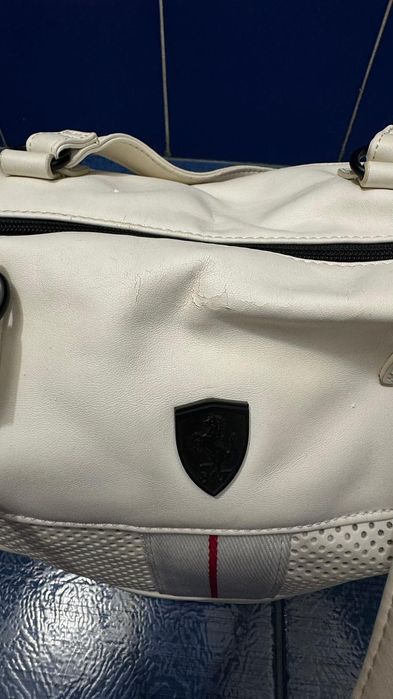 Сумка спорт біла Puma