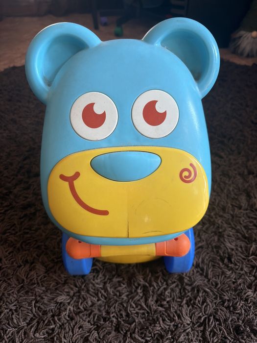 Дитяча валіза-каталка 3 в 1 BKids Ведмедик / Толокар / Ходунки