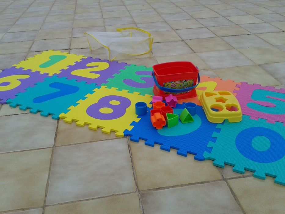 Brinquedo Formas c/Tapete Números