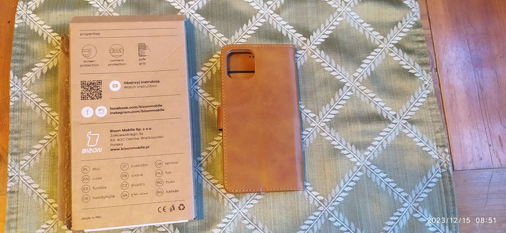 Etui telefon BIZON iphone 11 pro wallet rudy, brązowy