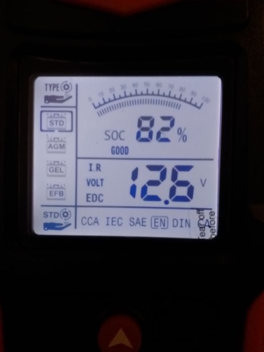 Тестер аккумуляторных батарей