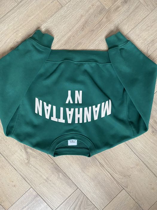 Bluza zielona crop Zara 164