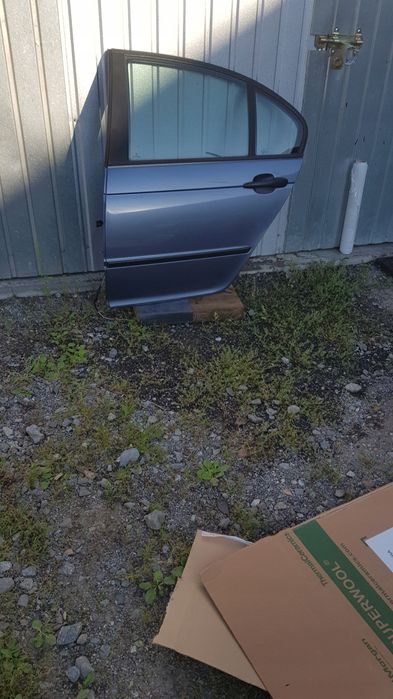 Bmw E46 Drzwi Lewy Tył Sedan Stahlblau
