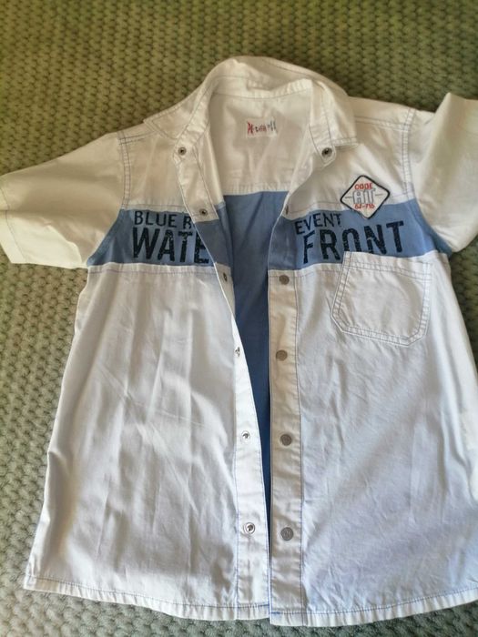 Camisa de rapaz de mangas curtas (10 anos)