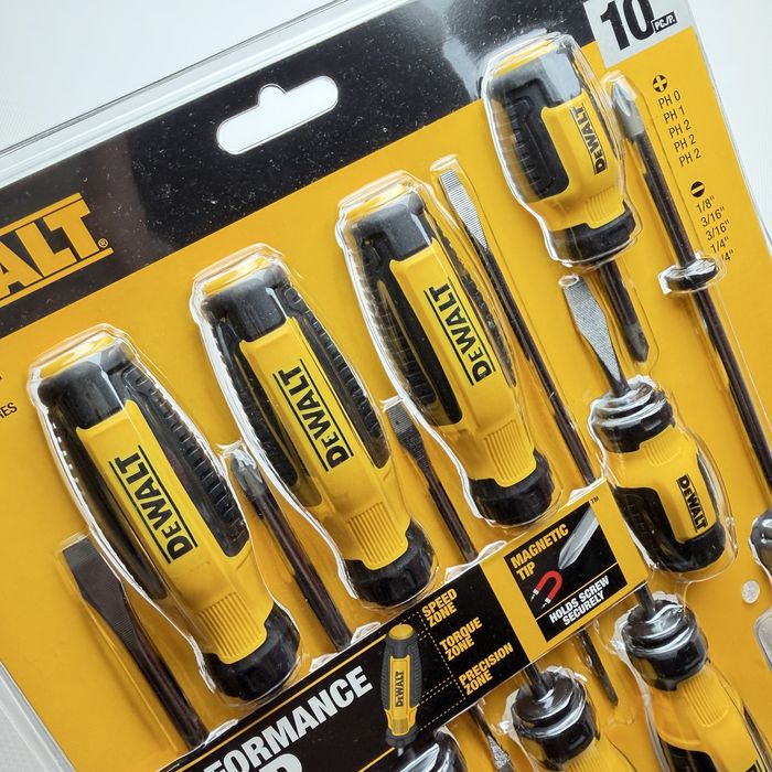 Dewalt Набір Викруток 10 шт DWHT65201 з США