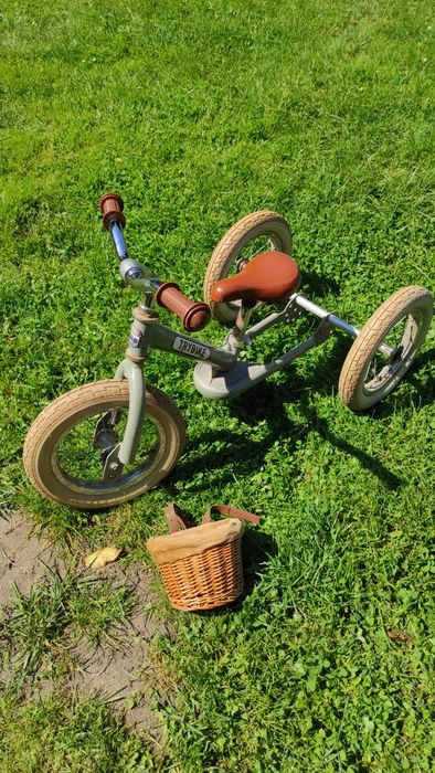 Rowerek biegowy trójkołowy/dwukołowy Trybike zielony