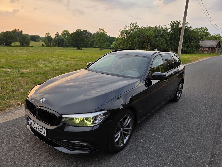 BMW 520d G31 Touring 190 KM | HUD | Kamery 360° | Display Key | Hak | Keyless