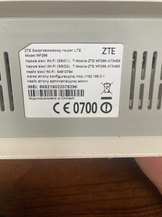 Modemy LTE  ZTE I D-link