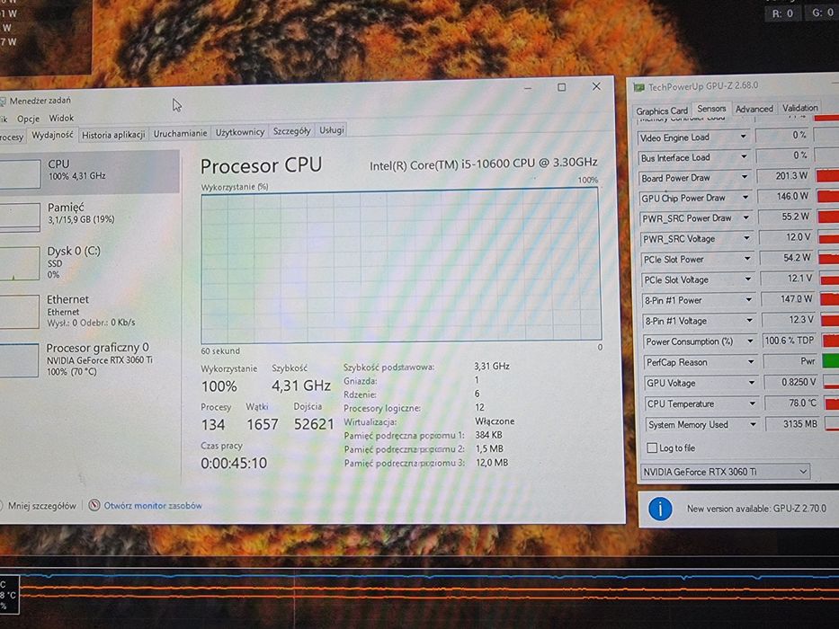 Komputer i5 10600 RTX 3060TI