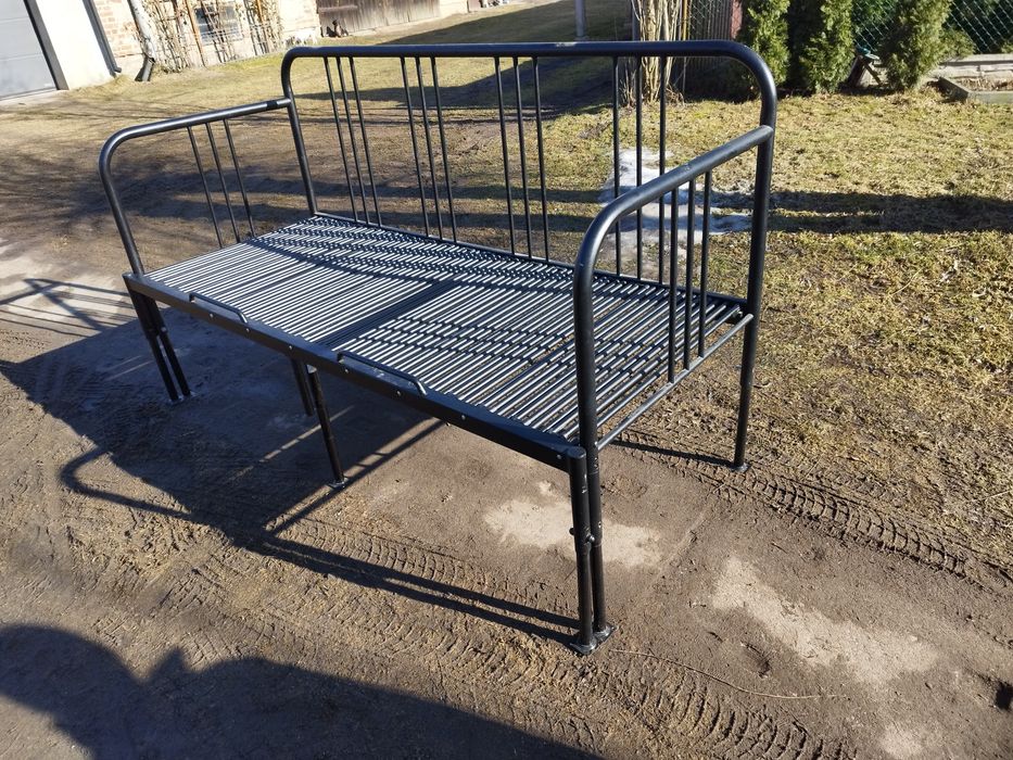 Łóżko rozsuwane Ikea Fyresdal 200 x 160 działka Camper 2x materace sprężynowe