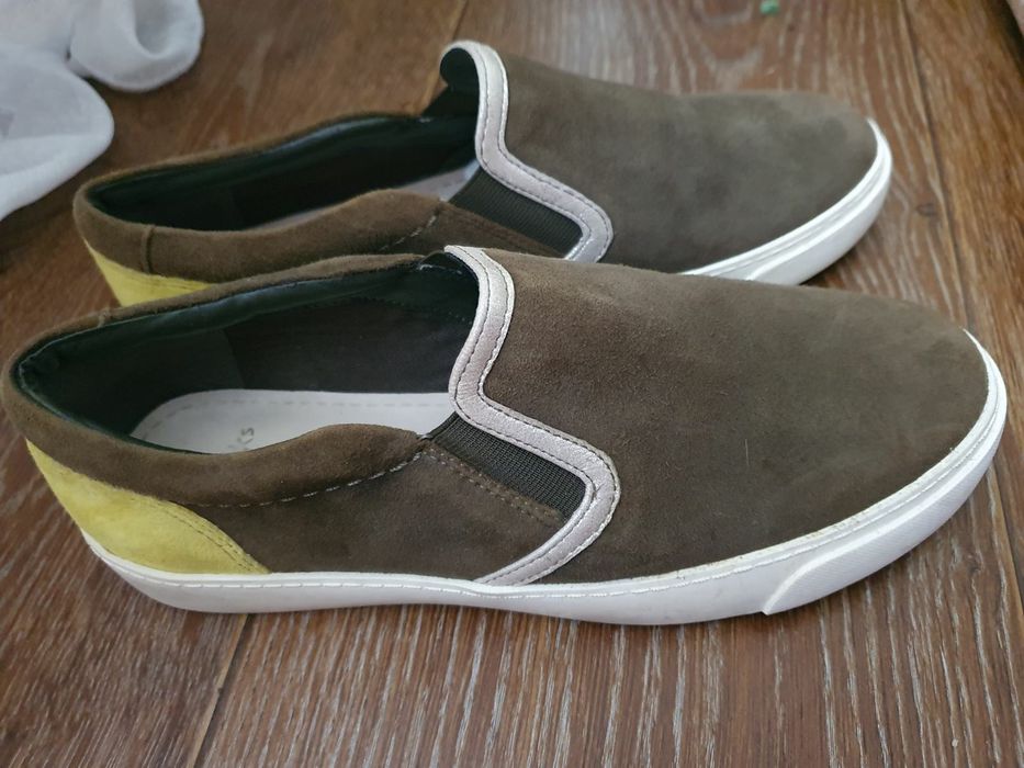 Мокасины слипоны clarks