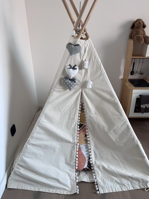 Tipi namiot kolor bezowy plotno