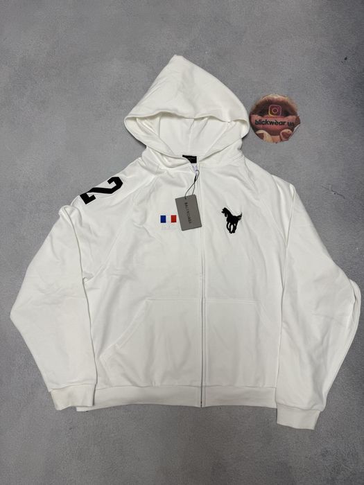 худи Balenciaga White Zip up S M L