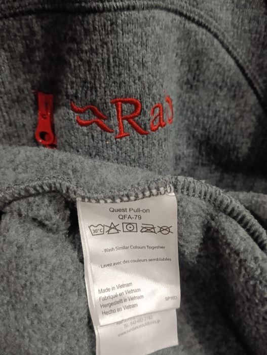 Флисовая кофта куртка Rab Mens Quest Pull On marmot,montane