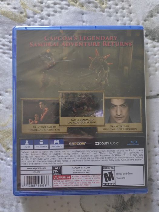 Onimusha Warlords Ps4