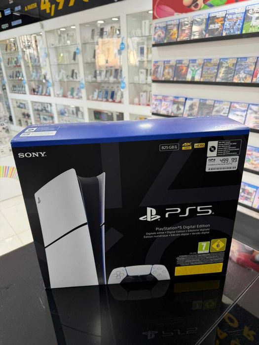 CONSOLA PS5 SLIM DIGITAL APENAS 499,99€/COMANDOS PS5 TBM TEMOS