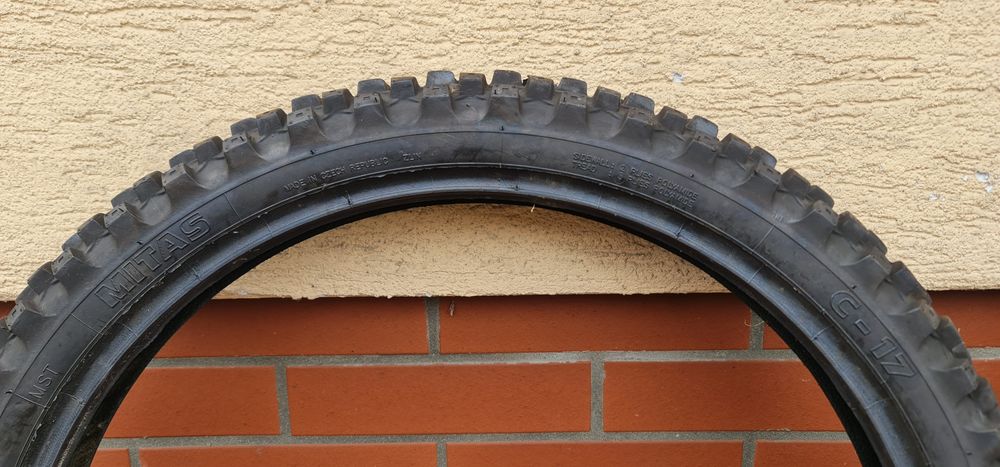 Opony Mitas C-2 130/80-17 i C-17 90/90-21 Yamaha tenere