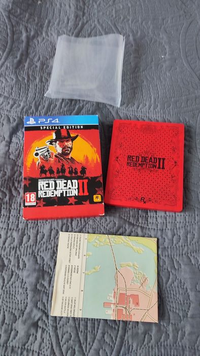Red dead redemption 2 ps4 edycja specjalna + steelbook