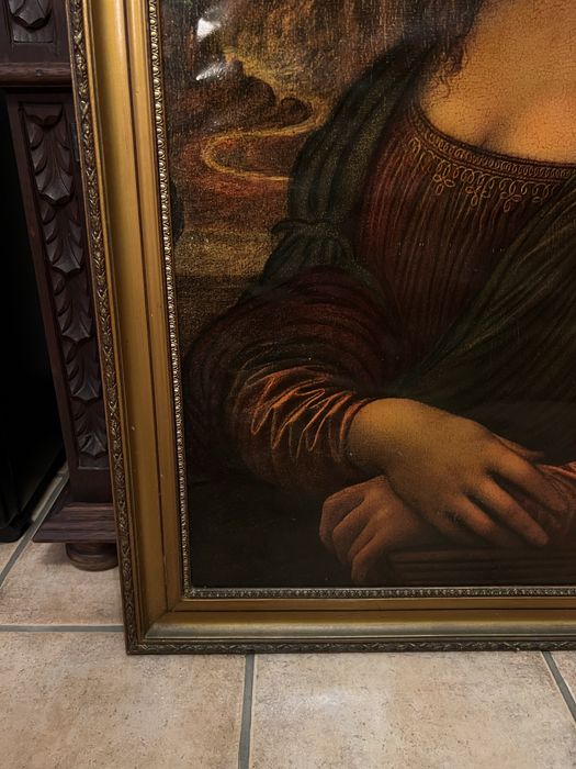 Quadro Mona Lisa 110x30cm