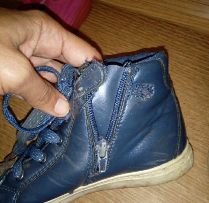 Синие демисезонные кеды кроссовки весенние