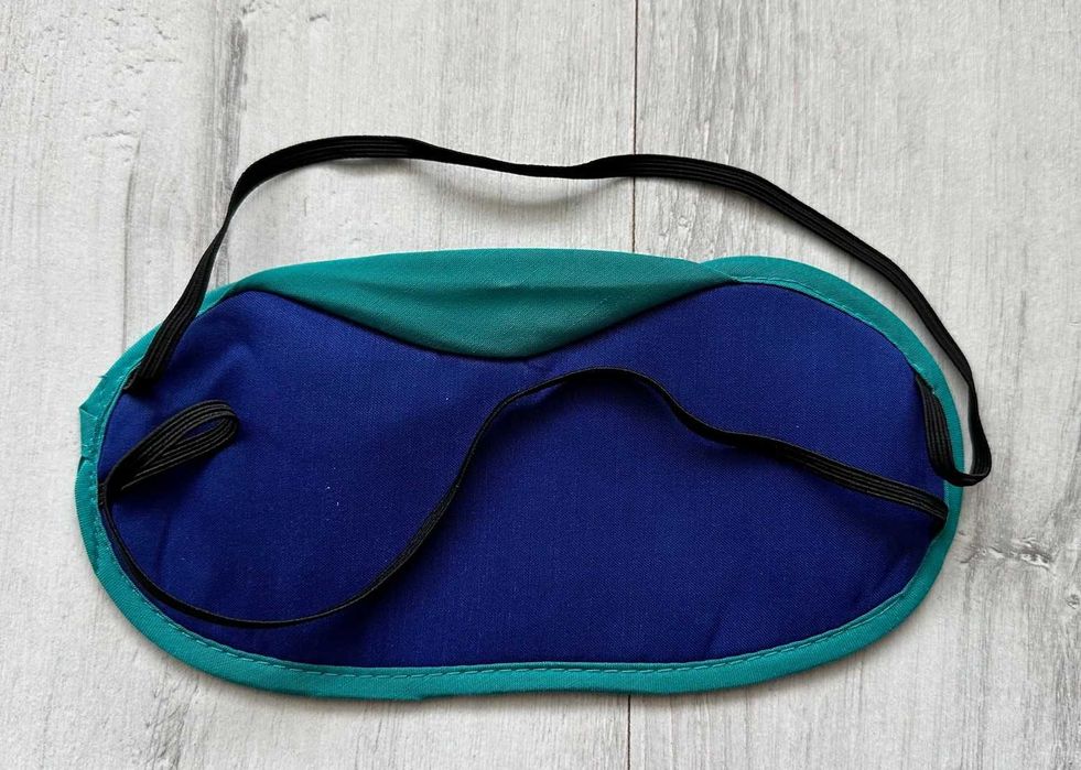 NOWA Opaska na oczy do spania BLACKOUT niebieska