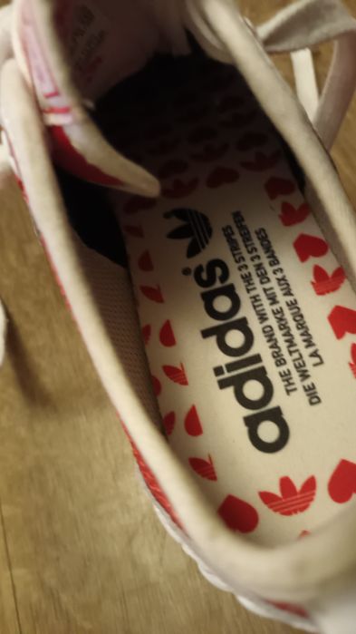 PRZECENA Skórzane buty Adidas Nizza