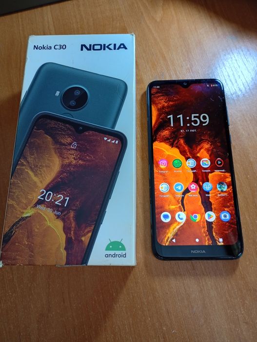 Nokia C 30 стан гарний