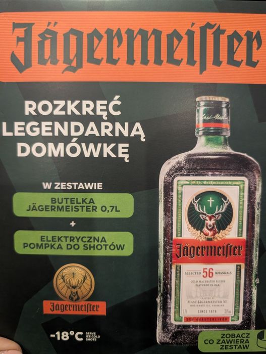 Elektryczna pompka Jagermeister - nowa