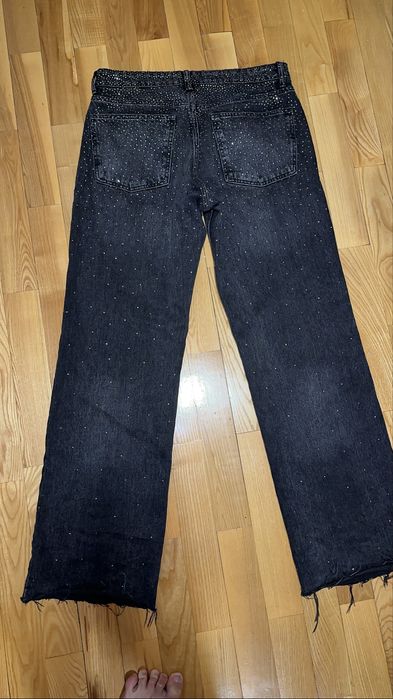 Джинси зі стразами Zara 40 р.