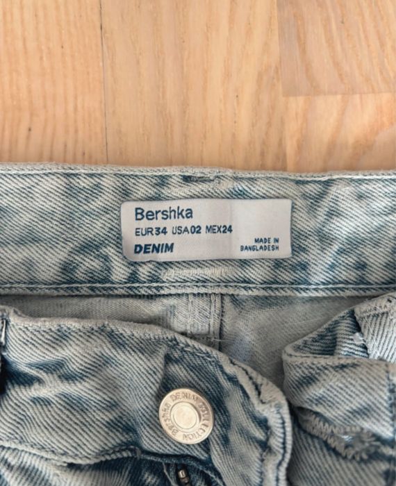 Spodnie Jeansowe Jeansy Bershka straight