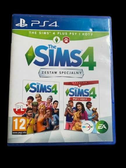 Gra Sims 4 plus dodatek  Psy i Koty PS4 PL