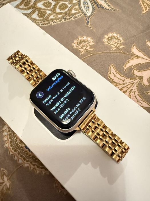 Apple Watch SE (GPS) 2.ª geração - 100% bateria
