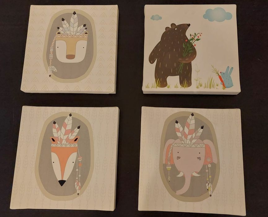Quadros tipo tela infantis