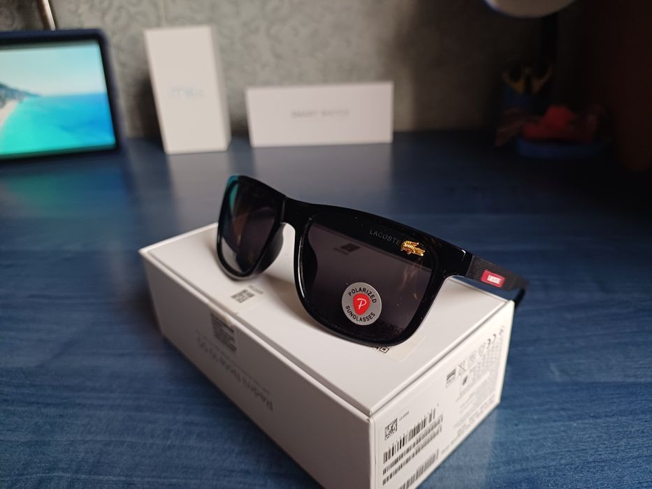 Очки Lacoste  для водителей солнцезащитные мужские с поляризацией