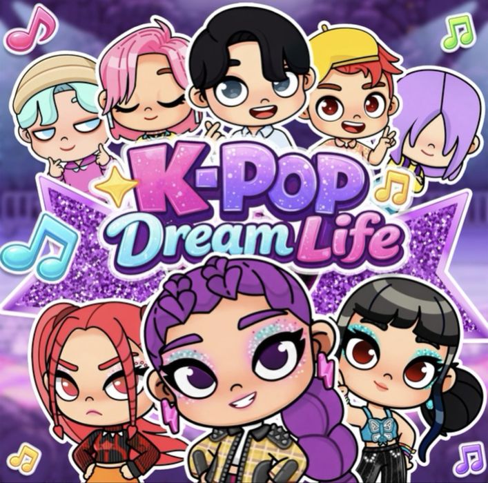 Альбом на липучках K-POP dream life Avatar world