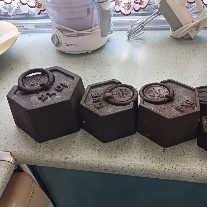 Pesos em ferro para balanças