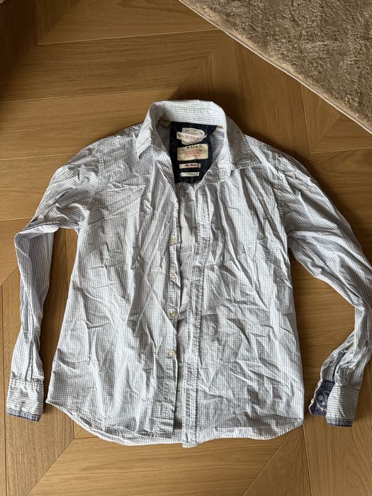 Koszula Scotch&Soda biała w kratkę rozmiar L