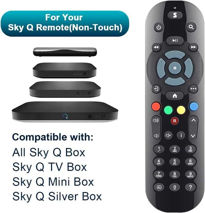 Pilot Gvirtue do Sky Q – zamiennik do TV Box, Mini Box i Silver Box