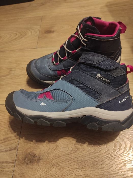Decathlon buty trekkingowe crossrock, turystyczne dziecięce  r 33