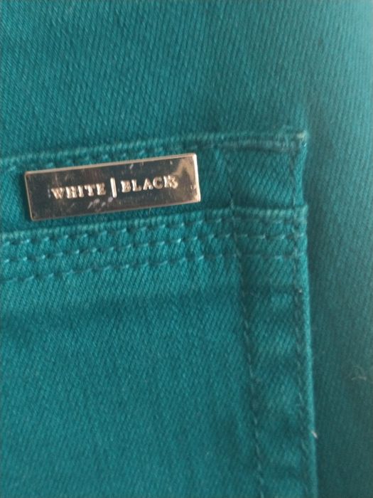 Spodnie damskie White Black M/38