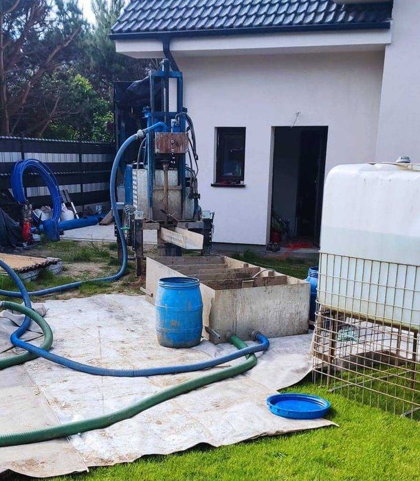 Wiercenie studni - Studnie głębinowe | Bez zniszczeń | Szukanie Wody